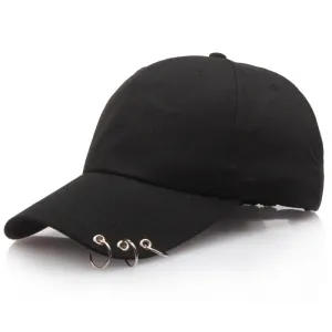 Unisex Fashion Circle Decor Casual Peaker Cap