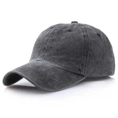Unisex Retro Solid Color Cotton Baseball Cap