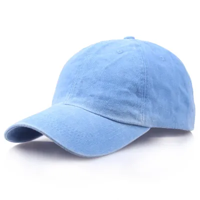 Unisex Retro Solid Color Cotton Baseball Cap