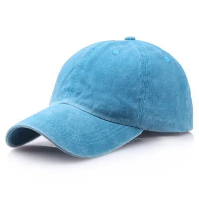 Unisex Retro Solid Color Cotton Baseball Cap
