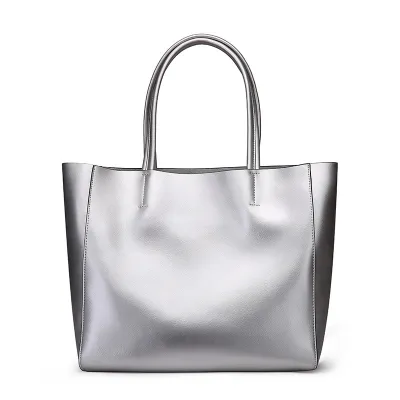 Women Fashion Genuine Leather Tote Shoulder Handbag