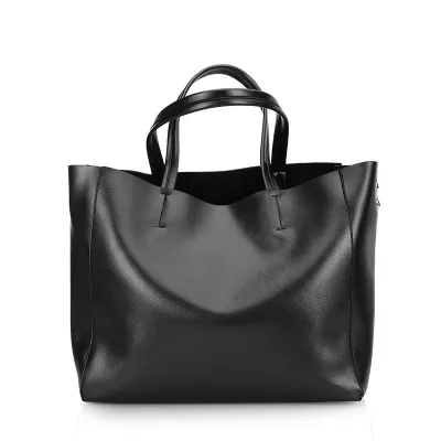 Women Fashion Genuine Leather Tote Shoulder Handbag