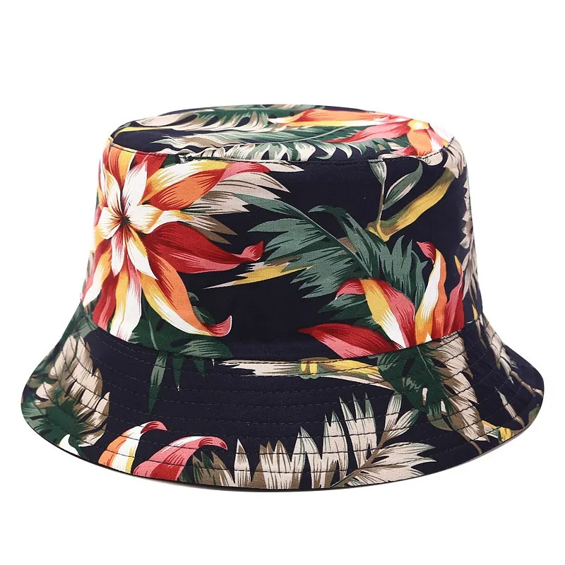 Women Fashion Print Reversible Bucket Hat