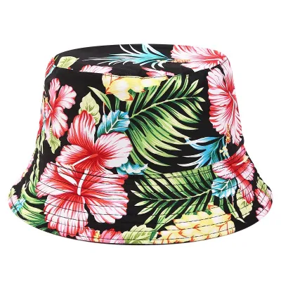 Women Fashion Print Reversible Bucket Hat