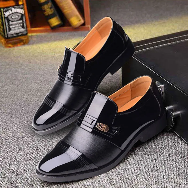 Size:6.5-11.5 Men Casual Hollow Out PU Loafers Business Shoes