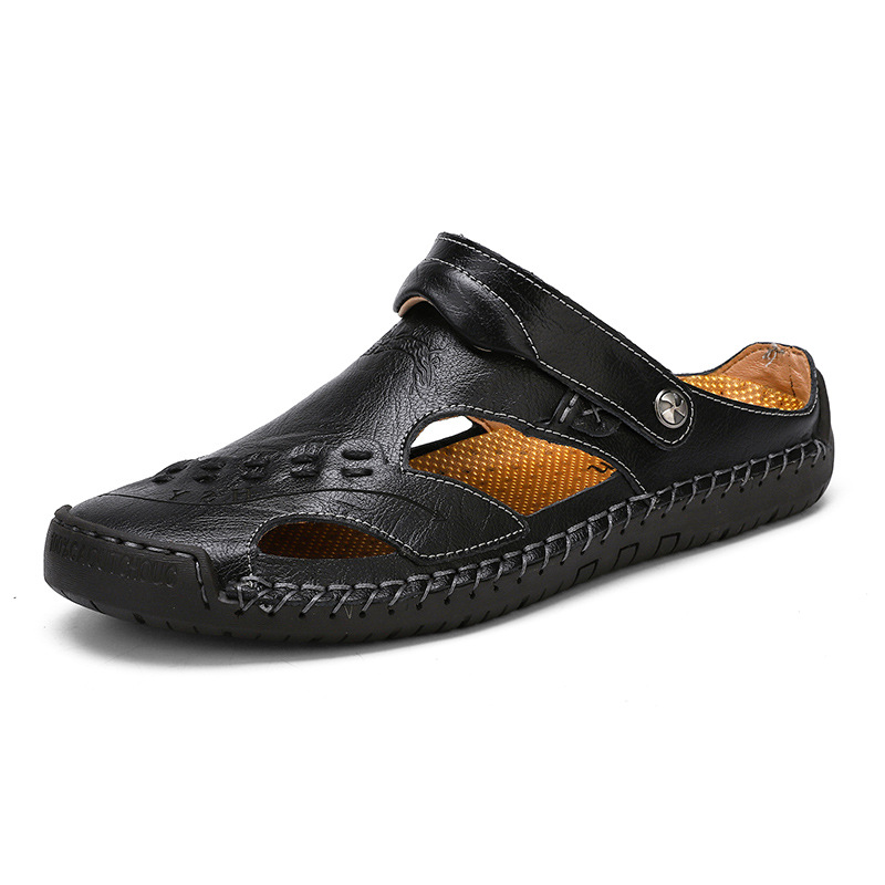 Wholesale Size:6.5-11.5 Men Summer Leisure Genuine Leather