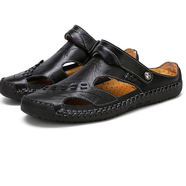 Wholesale Size:6.5-11.5 Men Summer Leisure Genuine Leather