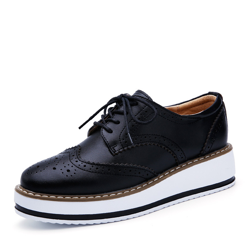 lawgy different material platform shoes - e-life-sp.co.jp