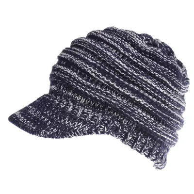 Women Fashion Knitted Warm Dome Baseball Hats