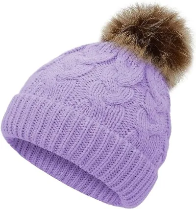 Kids Fashion Casual Autumn Winter Knitted Warm High Roof Hat