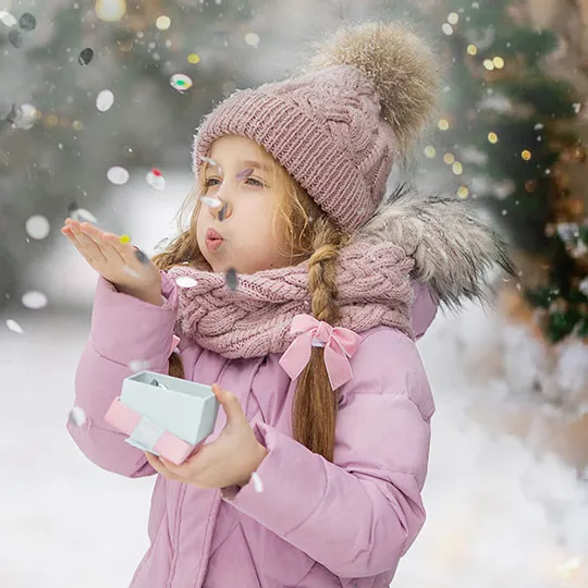 Kids Fashion Casual Autumn Winter Knitted Warm High Roof Hat