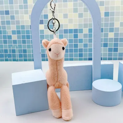 Fashion Cute Alpaca Plush Doll Bag Hanging Keychain