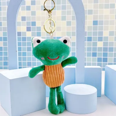 Fashion Cute Long Legs Frog Plush Doll Pendant Keychain