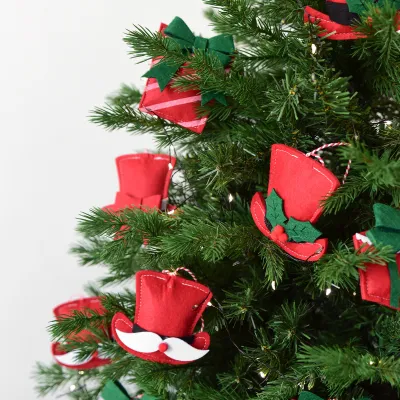 Fashion Christmas Hat Bag Christmas Tree Decoration Pendant