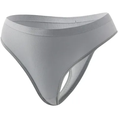 Women Fashion Sexy Solid Color Plus Size Low Waist Thong