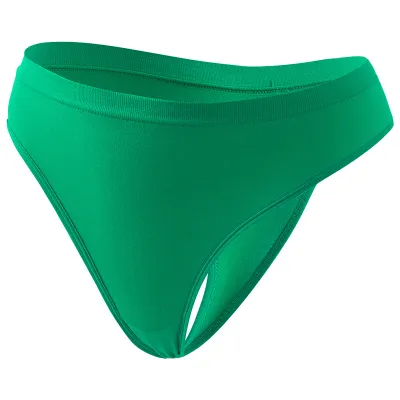 Women Fashion Sexy Solid Color Plus Size Low Waist Thong