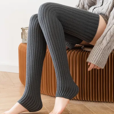 Autumn And Winter Women Ove The Knee Stockings Leg Warmers