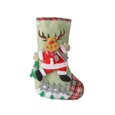 Christmas Gift Tree Hanging Ornament Bag - Polyester Cloth