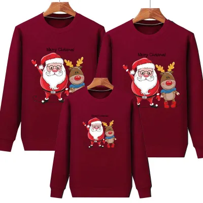 Christmas Family Matching Long Sleeve Parent-Child Sweatshirt