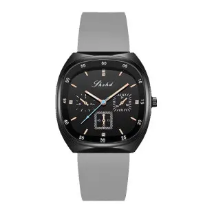 Fashion Casual Simple Oval Plastic Strap Quartz Watch