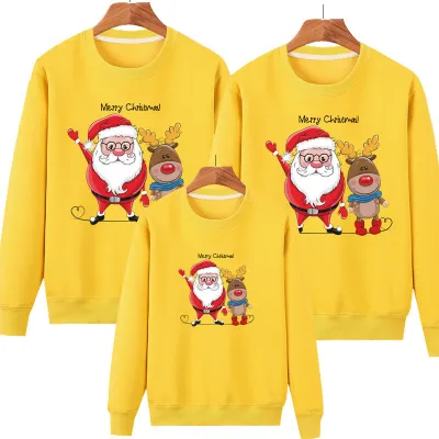 Christmas Family Matching Long Sleeve Parent-Child Sweatshirt