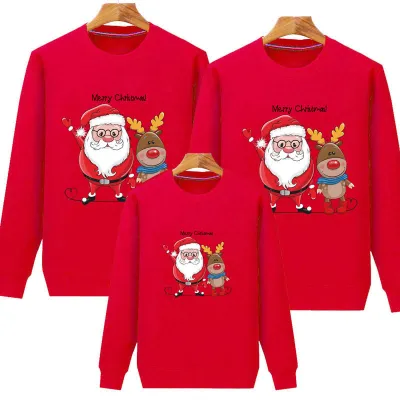 Christmas Family Matching Long Sleeve Parent-Child Sweatshirt