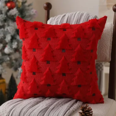 Fashion Star Embroidered Velvet Pillow Case for Christmas Party