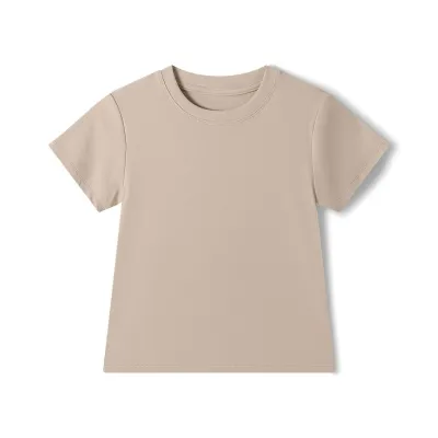 Women's 220Gsm Cotton-Blend Round Neck Short Sleeve T-Shirt