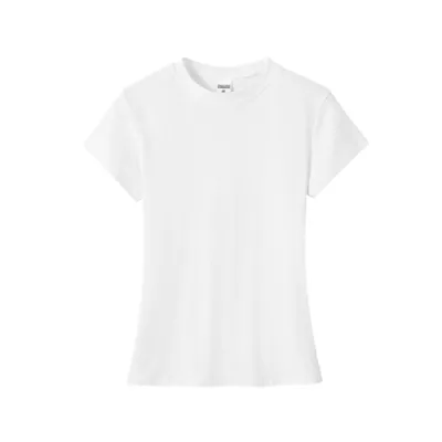 Women's 230Gsm Cotton Short Sleeve Crewneck T-Shirt