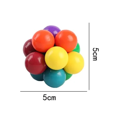 Puzzle Varied Beaded Multicolor 3D Decompression Stress Relief Fidget Ball for Kids