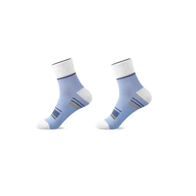 Men's Fashion Casual Color Block Mid-Tube Breathable Sports Socks