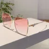 Gold Frame Gradually Pink