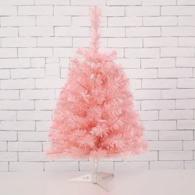 Creative Pink 60cm PVC Christmas Tree for Party Decor