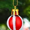 Red Ball Painted Stripe