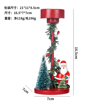 Fashion Christmas Candle Holder Home Decoration Ornaments