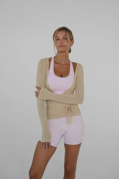 Women's Long Sleeve Cardigan Sports Top