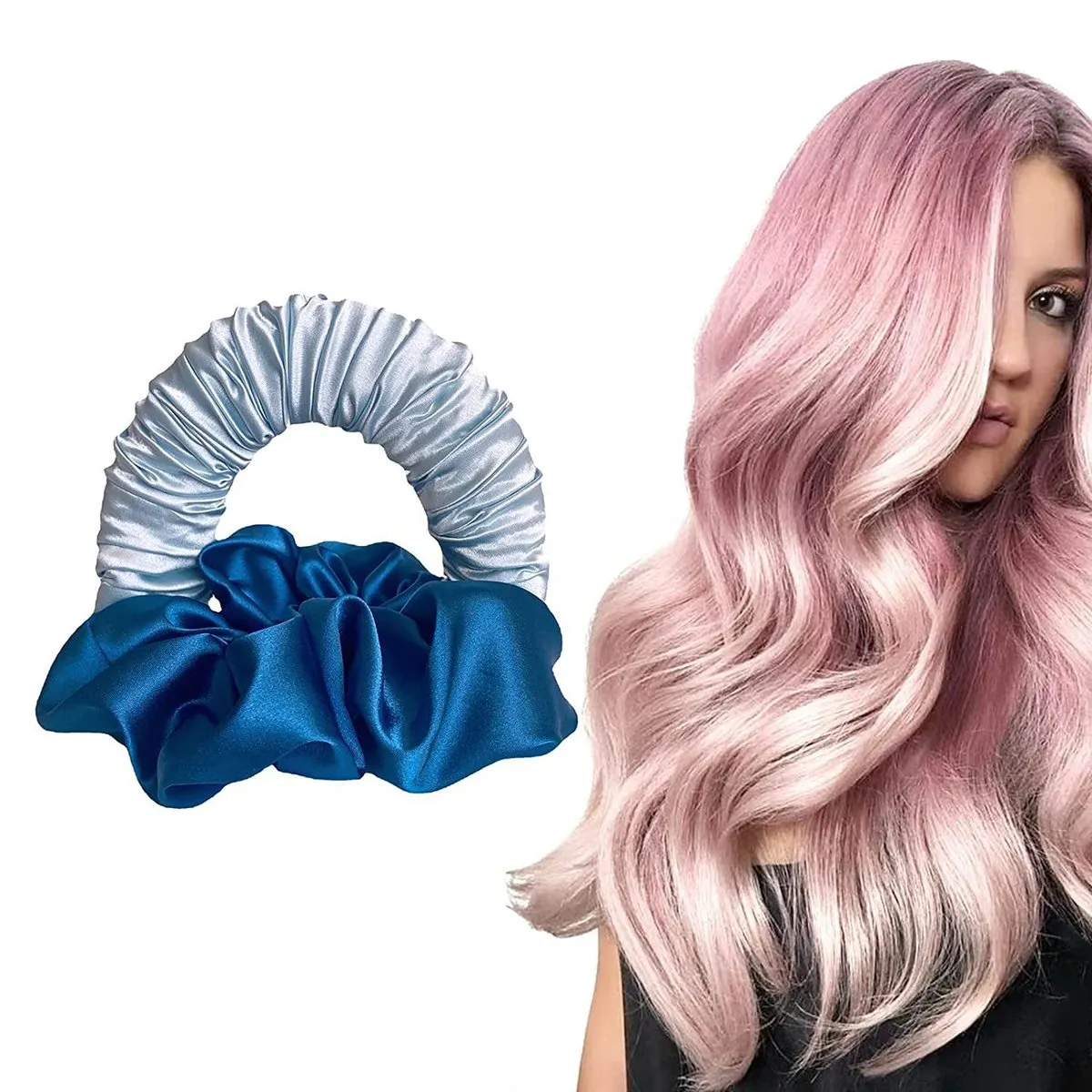 Traceless Portable Sleep Curling Hair Ring Beauty Makeup Tool