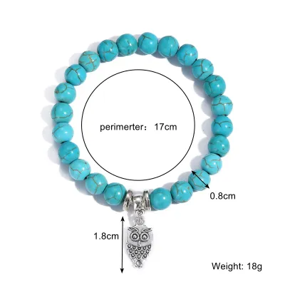 Vintage Women's Turquoise Stone Bracelet