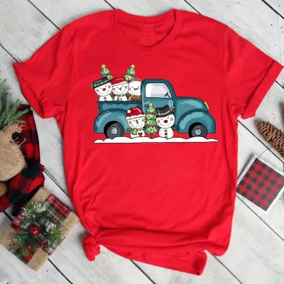 Short Sleeve Christmas Unisex Party T-Shirt