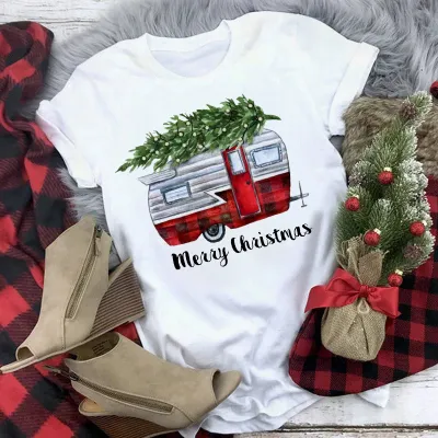Short Sleeve Christmas Unisex Party T-Shirt
