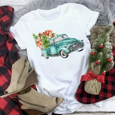 Short Sleeve Christmas Unisex Party T-Shirt