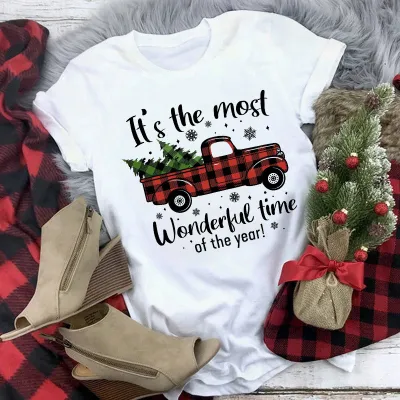 Short Sleeve Christmas Unisex Party T-Shirt