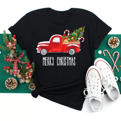 Short Sleeve Christmas Unisex Party T-Shirt