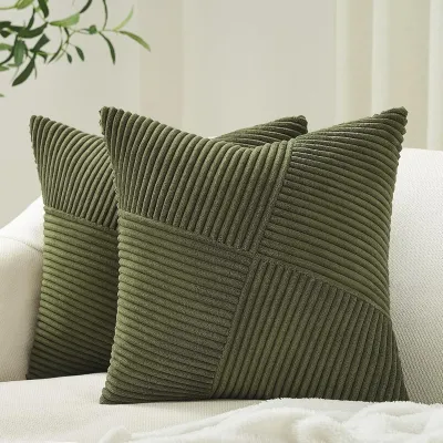 Solid Color Corduroy Single-Sided Oblique Pillow Case for Living Room Modern Simplicity 45x45cm 50x50cm 60x60cm 35x90cm