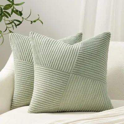 Solid Color Corduroy Single-Sided Oblique Pillow Case for Living Room Modern Simplicity 45x45cm 50x50cm 60x60cm 35x90cm