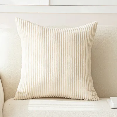 Nordic Simple Solid Color Corduroy Pillow Cushion Cover for Living Room
