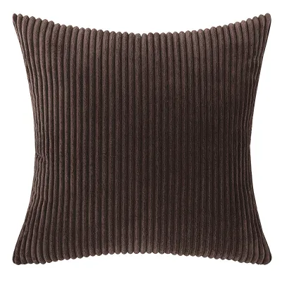 Nordic Simple Solid Color Corduroy Pillow Cushion Cover for Living Room