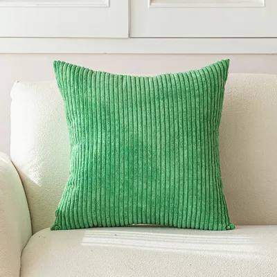 Nordic Simple Solid Color Corduroy Pillow Cushion Cover for Living Room