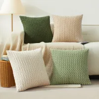Three-Dimensional Bubble Corduroy Pillow Case Cushion Cover
