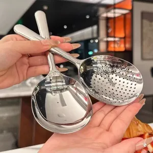 201 Stainless Steel Short Handle Modern Simplicity Soup Spoon